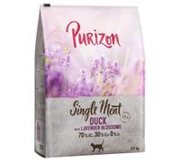 Purizon Single Meat Anatra con Fiori di lavanda Crocchette per gatto - 2,5 kg