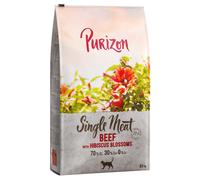 Purizon Single Meat Manzo con Fiori di ibisco Crocchette per gatto - 6,5 kg