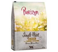 Purizon Single Meat Pollo con Fiori di camomilla Crocchette per gatto - 2,5 kg