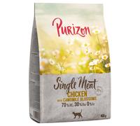 Purizon Single Meat Pollo con Fiori di camomilla Crocchette per gatto - 400 g