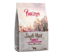 Purizon Single Meat Tacchino con Fiori di erica Crocchette per gatto - 400 g