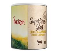 Purizon Superfood Snack per gatto - 100 g Pollo con aringa, zucca e lamponi