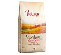 Purizon Superfoods con Manzo, pollo, piselli e mele - Set %: 2 x 12 kg