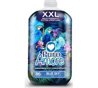PURO AMORE. 6 pezzi AMMORBIDENTE CONCENTRATO XXL BLU "BLUE SKY" 86 LAVAGGI ML.1