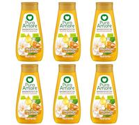 Puro Amore Bagnodoccia - Olio di Argan e Camelia - Nutriente, Con Oli Essenziali - pH 5.5, Senza Parabeni - In Confezioni da 3, 6, 9, 12 Pezzi (6)