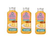Puro Amore Bagnoschiuma, Profumo di Crème Caramel e Vaniglia, Set 3 Flaconi da 650ml, Made in Italy (Tre)