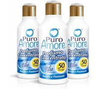 Puro Amore Profumo Concentrato Blu per Bucato e Pavimenti - Essenza Intensa e Fresca, Lunga Durata, fino a 50 Lavaggi