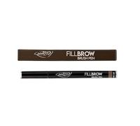 PuroBIO Fillbrow Pen matita per sopracciglia con pennello – 02 Castano – 0,7 ml