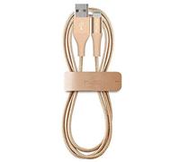 Puro CAPLTFABRIC2GOLD Cavo MFI in Tessuto e Connettore in Alluminio per Dispositivi Lightning, 2.4A, 1 m, Oro