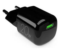 Puro Caricabatterie USB Type-C MINIPRO 20W GaN Black PUFCMTCUSBC20WGBLK