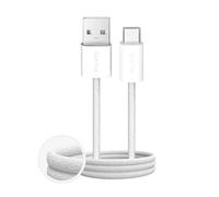 Puro - Cavo In Tessuto Fabrik Da Usb-a A Usb-c-bianco Puro