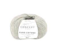 Puro Cotone by Concept di Katia gomitoli da 50 grammi e 160 metri (53 - Grigio chiaro)