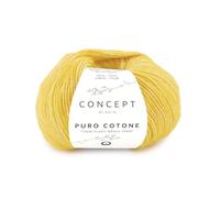 Puro Cotone by Concept di Katia gomitoli da 50 grammi e 160 metri (56 - Giallo)
