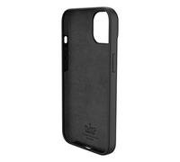 Puro Cover ICON in silicone liquido compatibile con iPhone 14 Plus; soft touch; trattamento anti batterico; interno in microfibra; compatibile con ricarica wireless, NERO