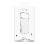 Puro Cover iPhone 17 Pro Max, trasparente TPU+PC "LITE MAG" Magsafe