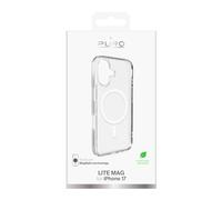 Puro Cover Apple iPhone 17 Trasparente, Bianco Compatibile con MagSafe