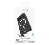 Puro Cover per iPhone 17 Pro, TPU trasparente + PC "Impact Clear D3O" Magsafe