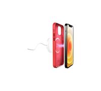 PURO Cover SKYMAG per iPhone 12/12 Pro compatibile con MagSafe, Rosso