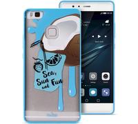 Puro Cristallo Copertura Cocco Custodia Rigida di Protezione per Huawei P9 lite