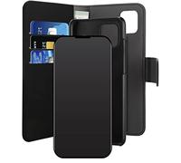 Puro Custodia a libro, 2 in1; cover rimovibile; in ecopelle compatibile con iPhone 12 Mini chiusura magnetica; 3 tasche per carte nero