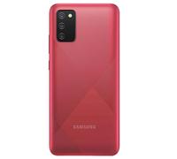 PURO, Custodia per Galaxy A02s Edizione 0.3 Nude Ultra-sottile in TPU, Rosso