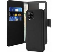 PURO, Custodia per Galaxy A42 5G Folio 2 in 1 cover magnetica e portacarte, Nero