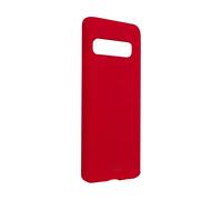 PURO, Custodia per Galaxy S10 Icon Series in silicone, Rosso