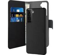 PURO, Custodia per Galaxy S21 Plus 5G 2 in 1 cover magnetica e portacarte, Nero