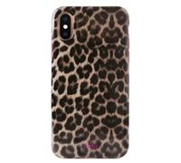PURO, Custodia per iPhone X / XS Serie Glam Leopard Chic e Resistente