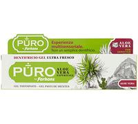 PURO Dentifricio Aloe Vera, 6x75 ml | Gel con aloe, echinacea e vitamine C e A, ad azione protettiva e lenitiva, gusto menta ed eucalipto.