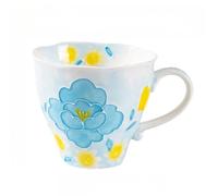Puro Dipinto A Mano Paglia Tazza Smalto Colore Alto Succo Pastorale Casa Acqua (Stile E,Tazza a foglia di loto)