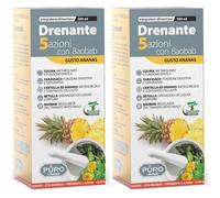 Puro Drenante 5 Azioni Con Baobab Gusto Ananas 500 Ml 2x500 ml