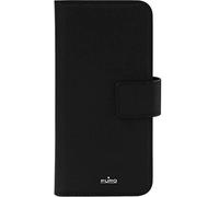 Puro ECO-Leather IPCX61BOOKC3BLK - Custodia per iPhone XR, colore: Nero trasparente