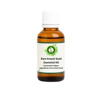 Puro Finocchio Semi Olio Essenziale Foeniculum Vulgare Naturale Uncut per Pelle
