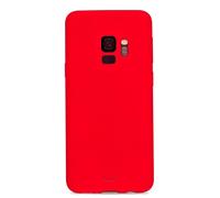 Puro Icon Cover IN Silicone Protettiva Custodia Morbida Rosso per Samsung Galaxy
