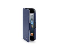 PURO IPC5BOOKBLUE CUSTODIA A LIBRO per Apple iPhone 5, iPhone 5s, Blu