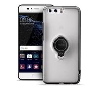 Puro Magnet-Ring Copertura TPU Case Custodia Protettiva Cancella per Huawei P10