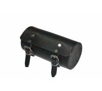 Puro pelle Nera Strumento Borsa Rotolo Per Norton BSA Triumph Ariel