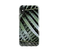 PURO Glam Tropical Leaves - Custodia per iPhone Xs Max (Foglie brillanti)