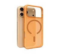 Puro Custodia Silicone DAYLIGHT per iPhone 17 Pro Max – MagSafe C-ring, semi-trasparente Desert Sun