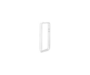 PURO PURIPC5BUMPER2 BUMPER per Apple iPhone 5, Bianco
