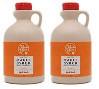 Puro sciroppo d'acero Canadese Grado A (Very dark, Strong taste) - 1 litro (1,32 Kg) - Original maple syrup - Puro succo d'acero (Confezione da 2)