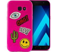 Puro TPU Copertura Patch-Mania + 5 Adesivo Custodia Protettiva per Samsung