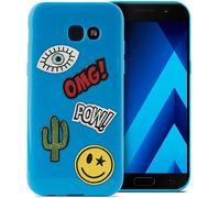 Puro TPU Copertura Patch-Mania + 5 Adesivo Protettiva per Samsung Galaxy