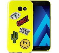 Puro TPU Copertura Patch-Mania + 5 Adesivo Protettiva per Samsung Galaxy A3 2017