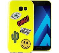 Puro TPU Cover Custodia Patch-Mania + 5 Adesivo di Protezione per Samsung Galaxy