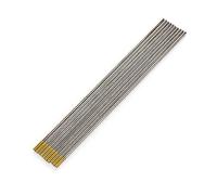 Puro Tungsteno Elettrodo Rod Punta Professionale Tig Stick per AC Saldatrice 10 Pz 1.6mm/2.4mm WC20 WL15 Scatola Oro Grigio