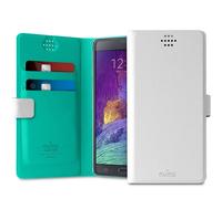 Puro Universal Sottile Wallet Libretto Custodia Flip di Protezione 360° XXL