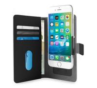 PURO UNIWALLET3BLKL custodia per cellulare 11,9 cm (4.7") Custodia a libro Nero