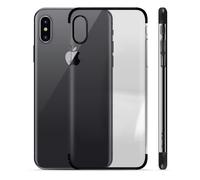 Puro Verge Cristallo Cover Case Protettiva Chiaro Telaio per Apple IPHONE X / Xs